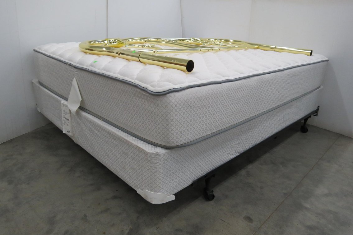 Queen Size Bed, Hardware Is Missing For Head Rail