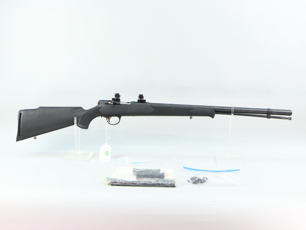CVA STAG HORN MAGNUM 50CAL BLACKPOWDER INLINE MUZZELOADER, 24" BARREL, INCLUDES TOOL AND SCOPE RINGS