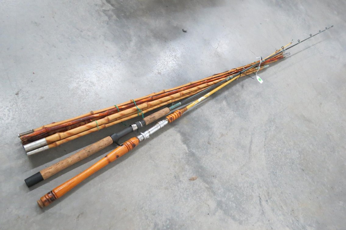 Cane Poles and Vintage Fishing Rods
