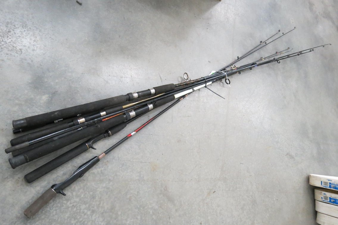 Group of Fishing Poles