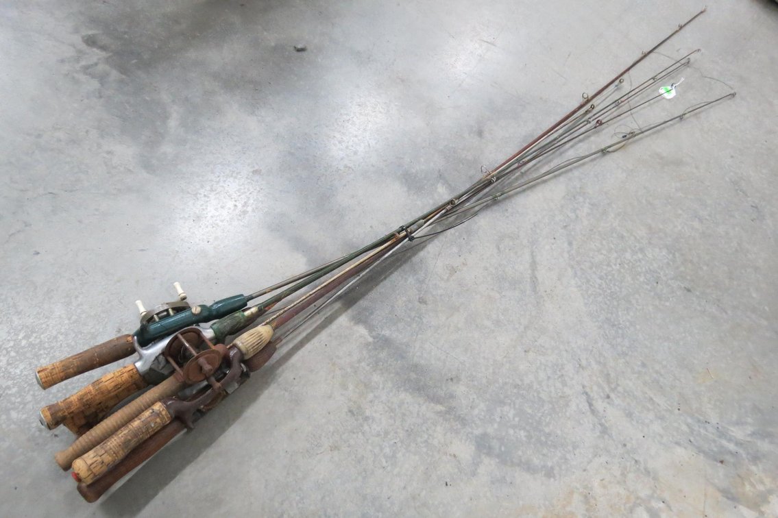 Vintage Fishing Poles