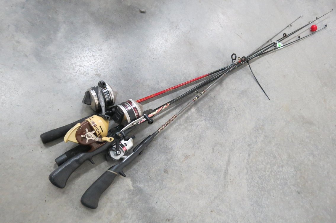 Group of Fishing Rods