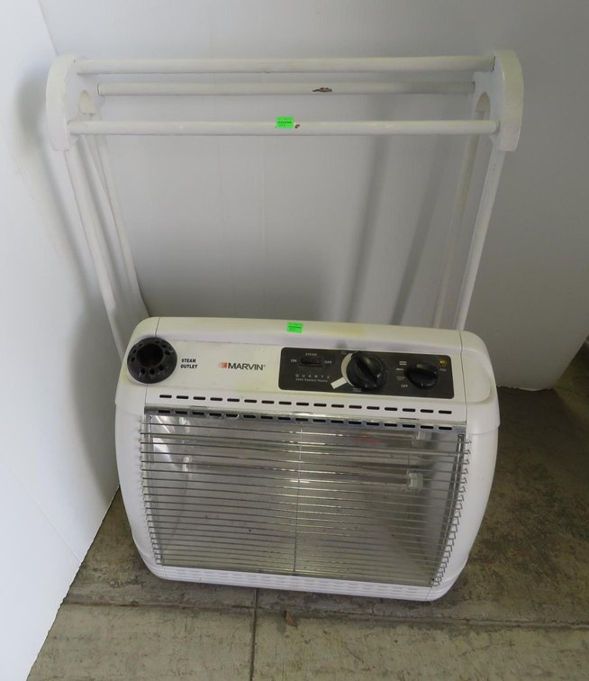 Towel Rack and Marvin Heater