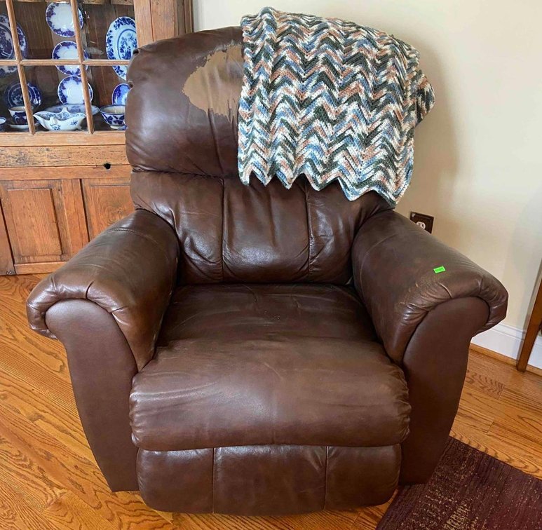 La-Z-Boy Leather Rocking Recliner