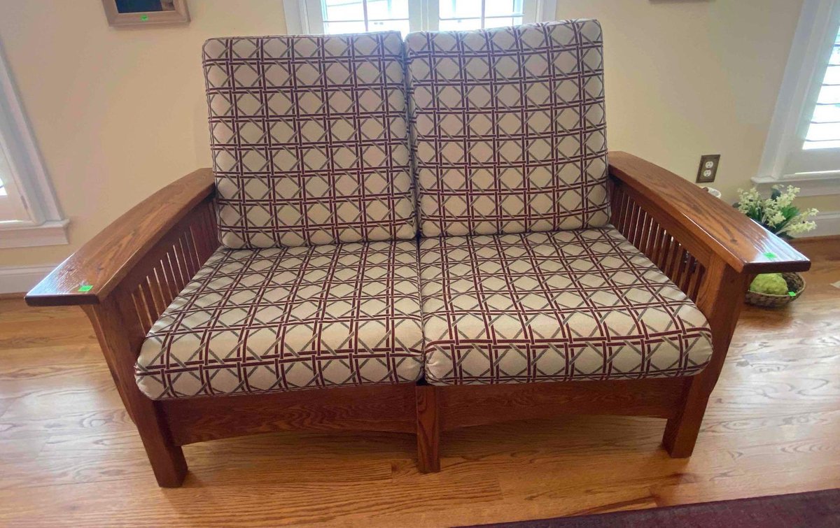 Mission Style Loveseat