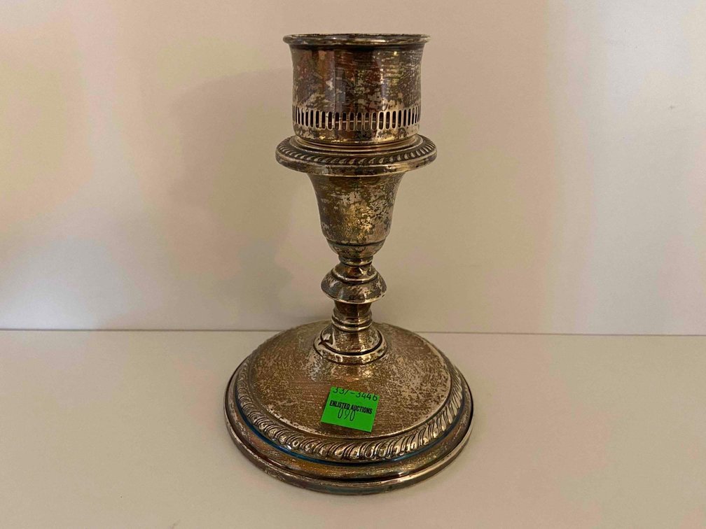 Sterling Weighted Candle Holder