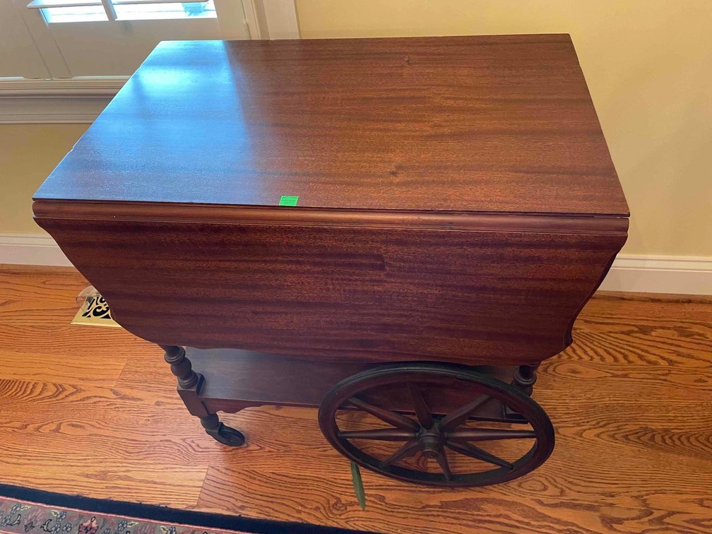 Drop Leaf Tea Cart