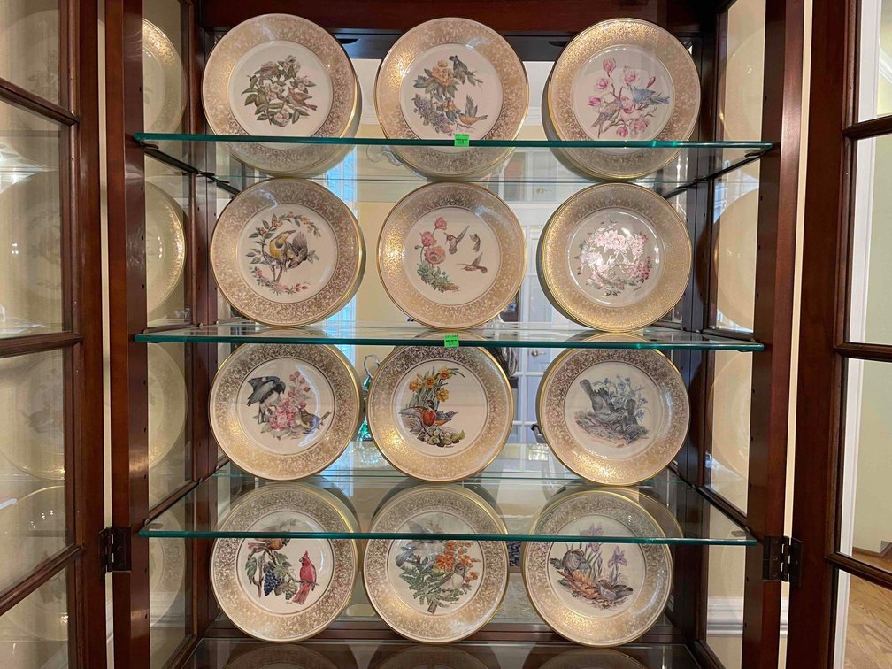 (12) Lenox Edward Marshall Boehm Collector Bird Plates