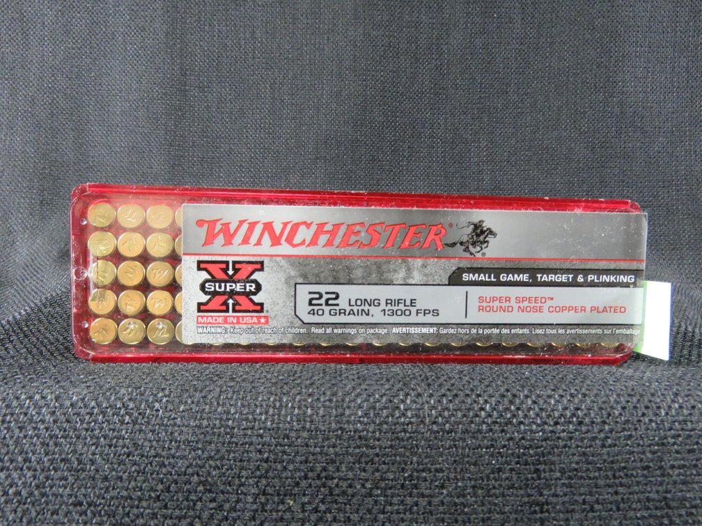 22 LR, 100 Rounds, 40 Grain, Winchester
