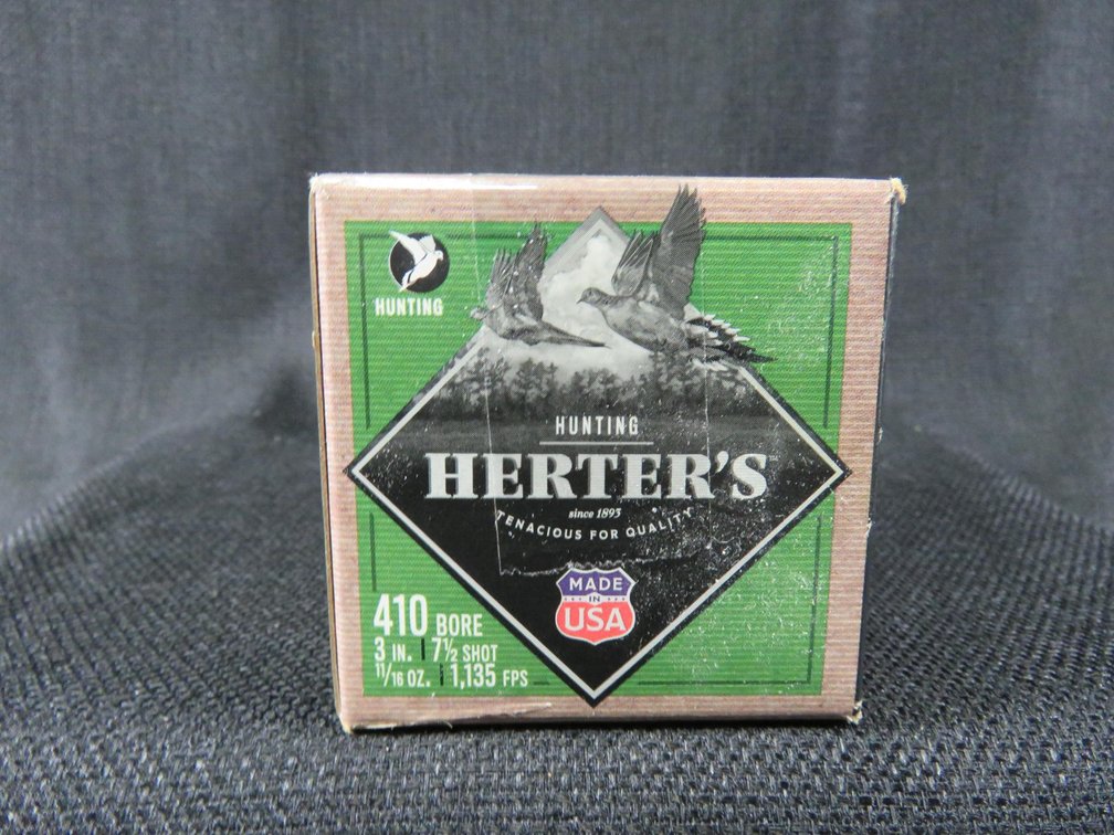 410 Bore, 25 Rounds, 3 Inch, 7 1/2 Shot, Herter's
