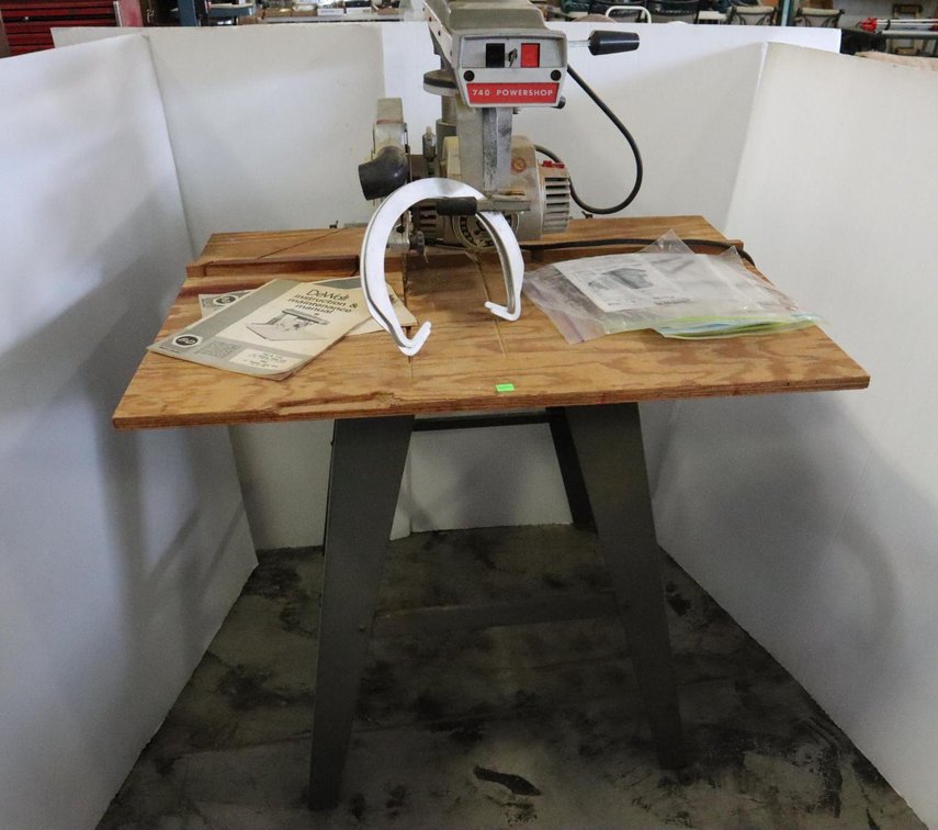 Dewalt 740,10 Inch Powershop Radial Arm Saw