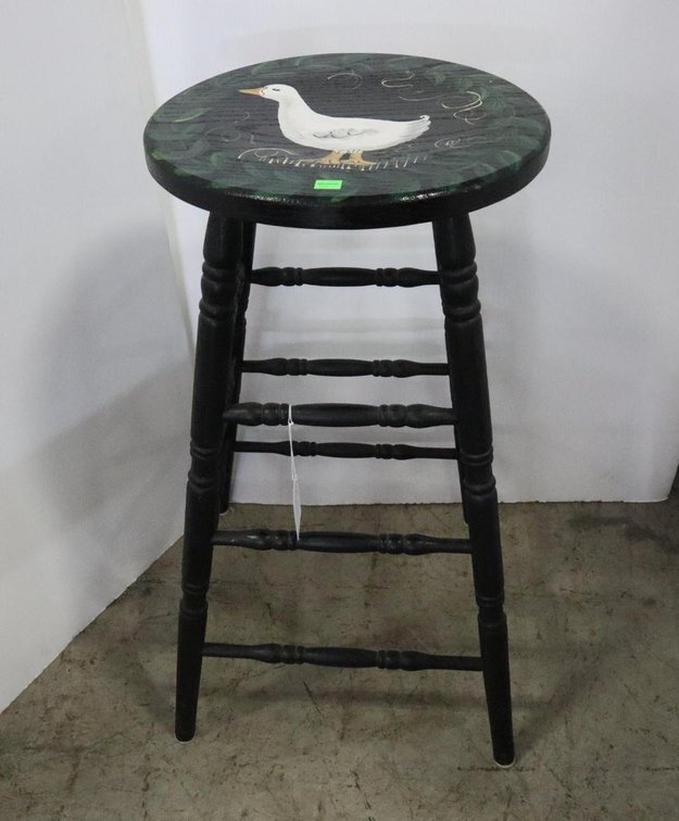 Hand Painted Barstool