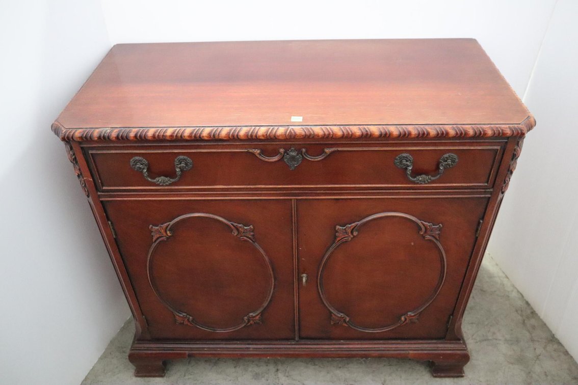 Two Door Cabinet With Drawer