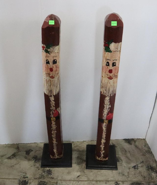 Rustic Wood Snowman Decor