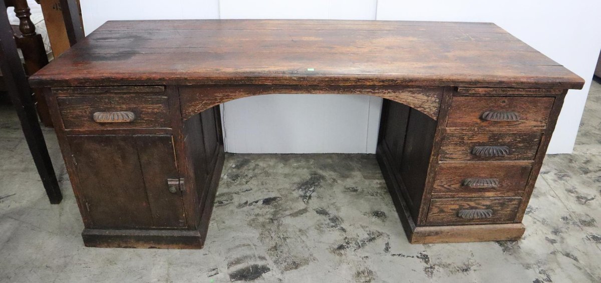 Antique Solid Wood Desk
