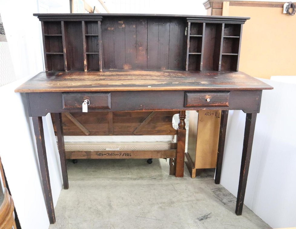 Antique Hardware Store Transaction Desk Circa Early 1900s