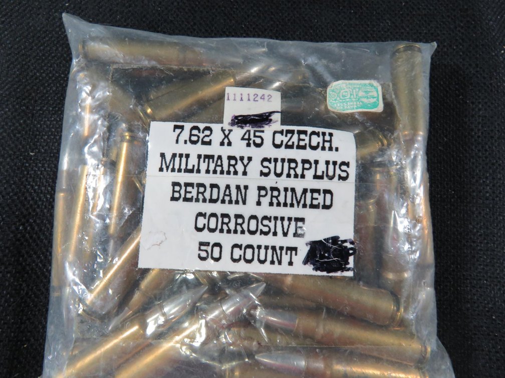 7.62 X 45 Military Surplus, Braden Prime Corrosive 50 Rounds