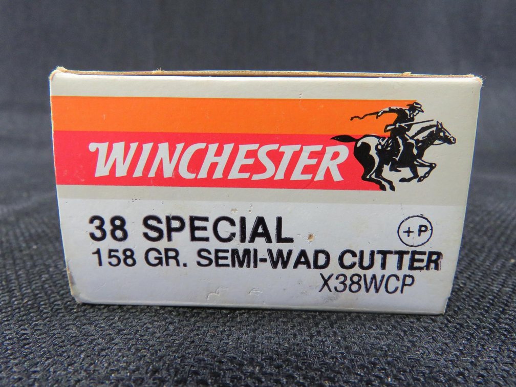 38 Special, 50 Rounds, 158 Grain Semi Wadcutter