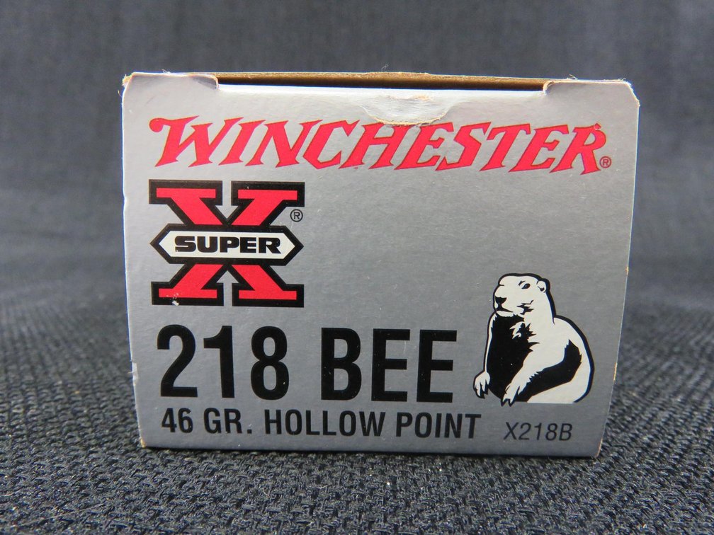 218 Bee46 Gr. Hollow Point X218B 50 Rounds,Winchester