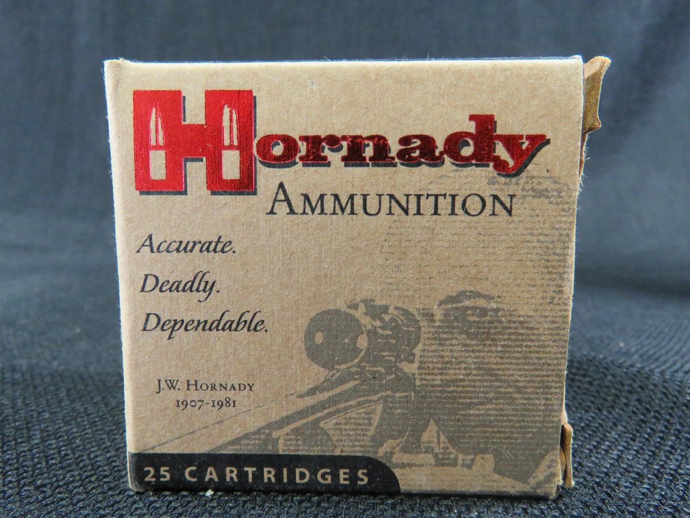 22 Hornet, 25 Rounds, 35 Grain V-Max