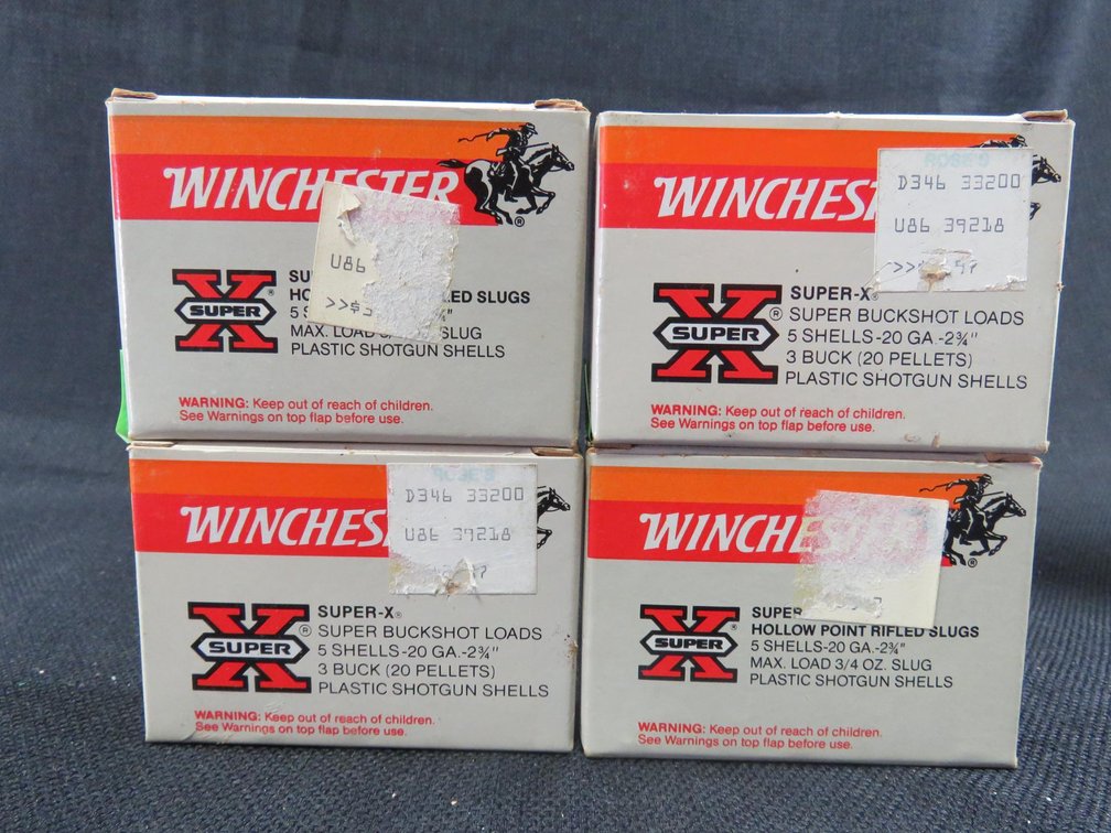 20 Gauge 2 3/4 Super Buckshot Loads, Slug, 20 Rounds, Winchester