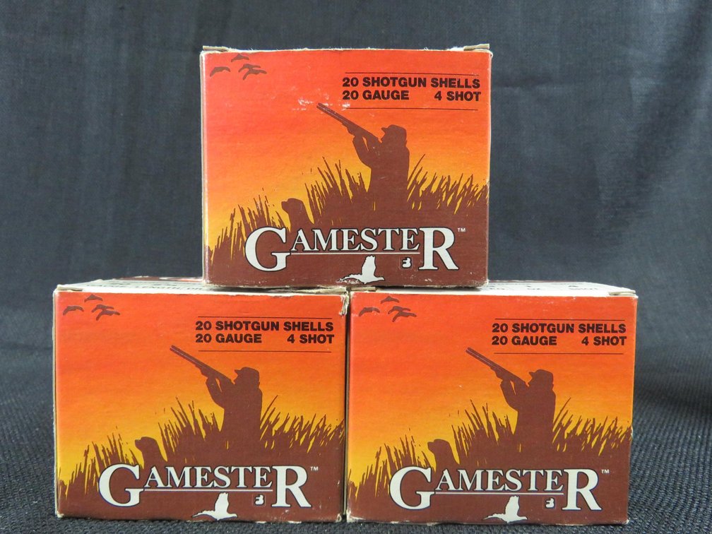 20 Gauge, 60 Rounds,2 3/4 Inch, 4 Shot Gamester