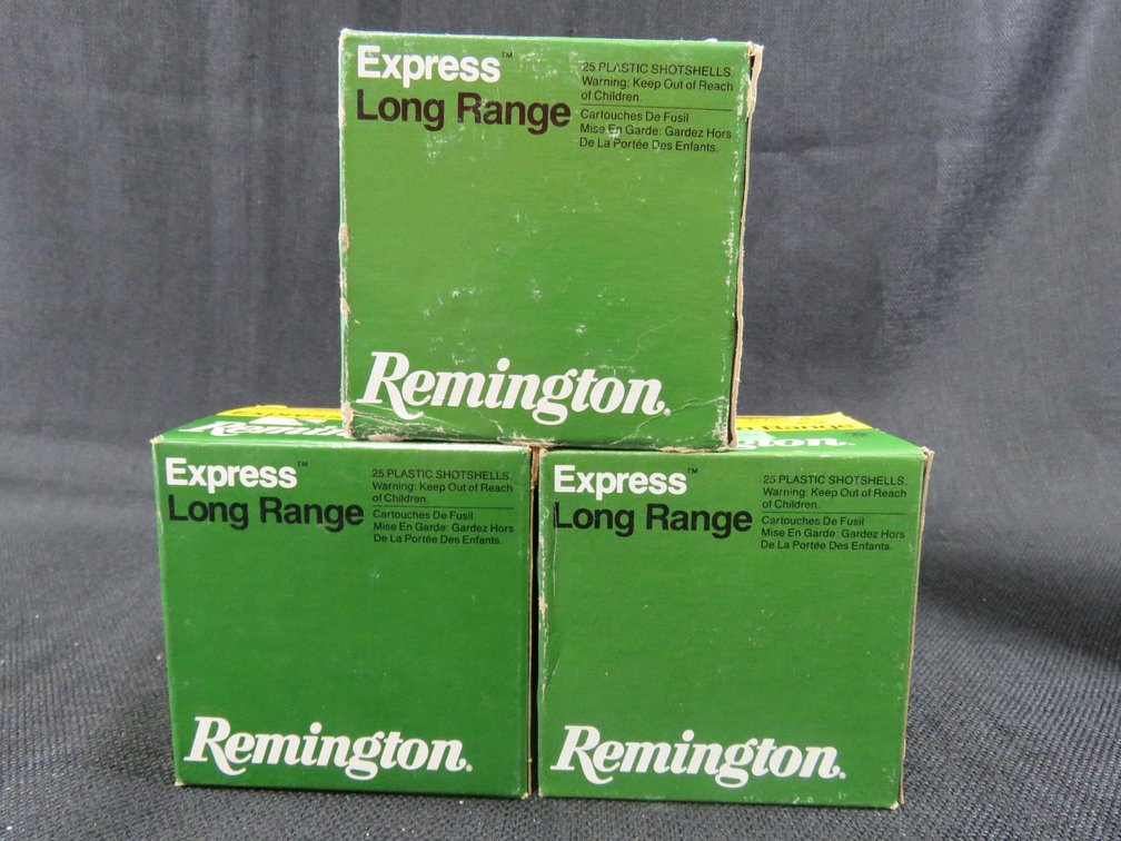 16 Gauge,75 Rounds, 2 3/4 Inch, 4 Shot, Remington, Express, Long Range