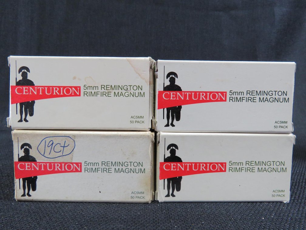 5mm Rimfire, Magnum, 169 Rounds , 30 Grain Hollow Point, Centurion