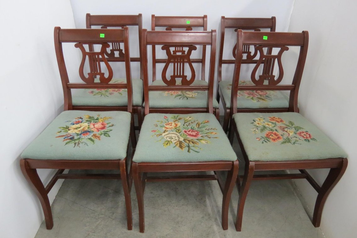 6 Padded Chairs