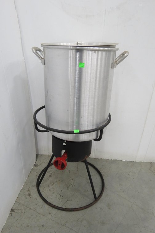 Outdoor Propane Burner With Turkey Fryer