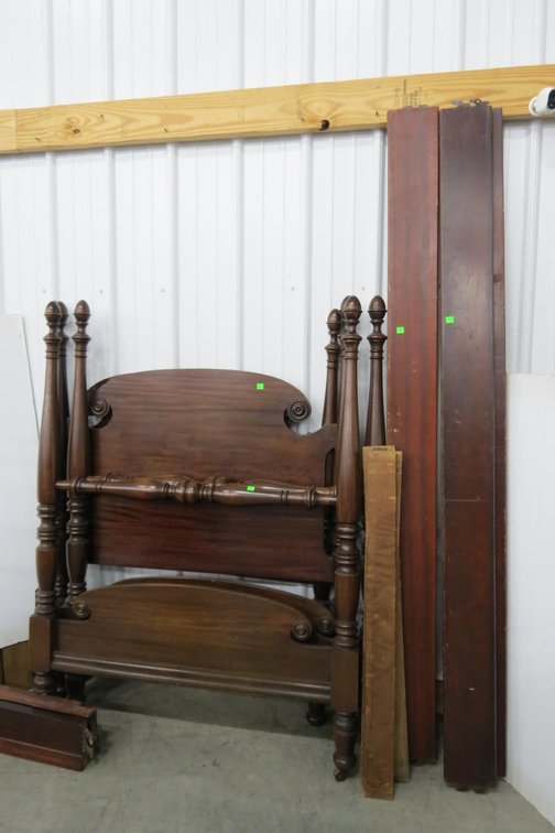 Pair of Twin Size Bed Frames, 1 Bed Rail Needs Repair