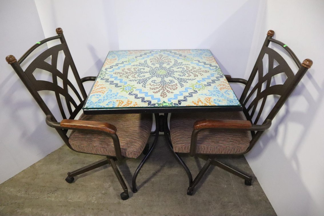 Table and Two Chairs