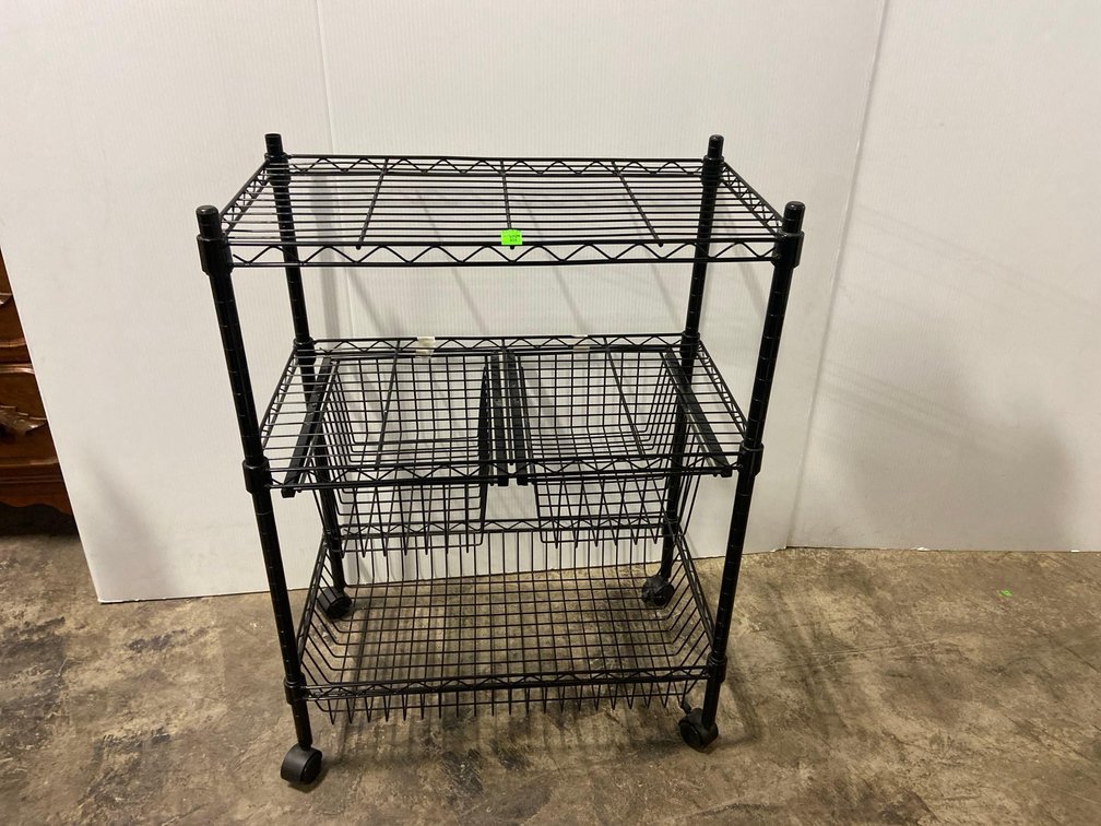 Metal Shelving On Casters