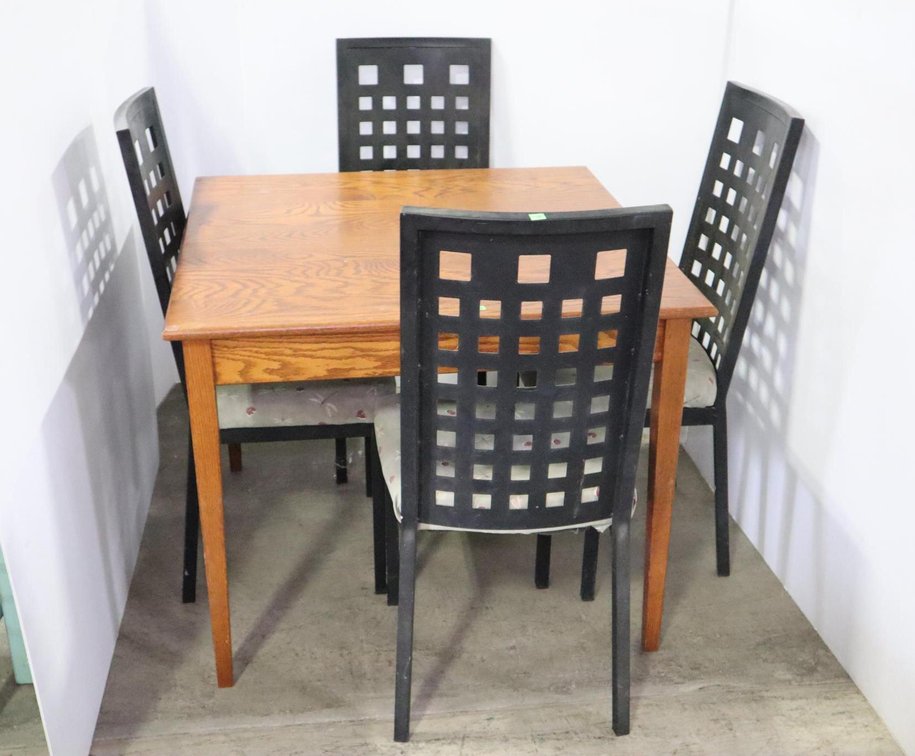Table and Four Chairs
