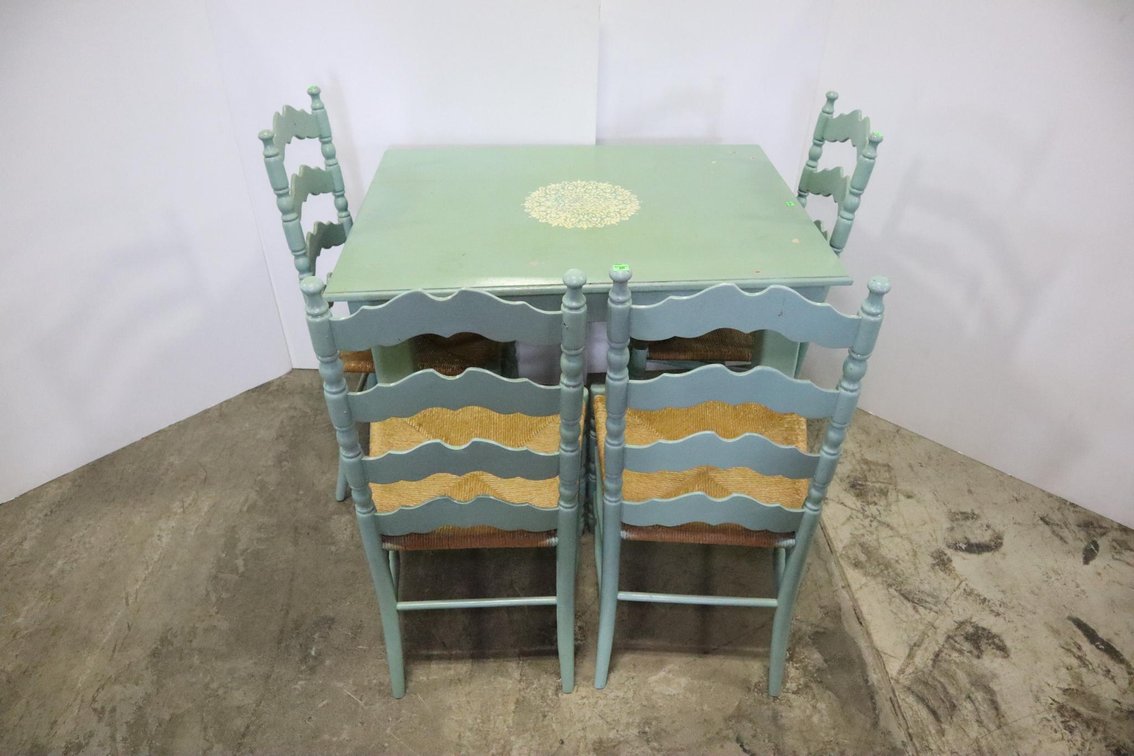 Table and Four Chairs