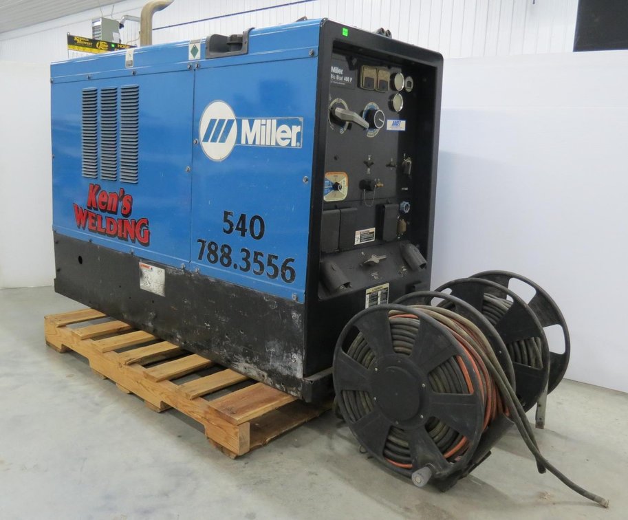 Miller Big Blue 400P DC Diesel Welding Generator, 200 Hours On Meter