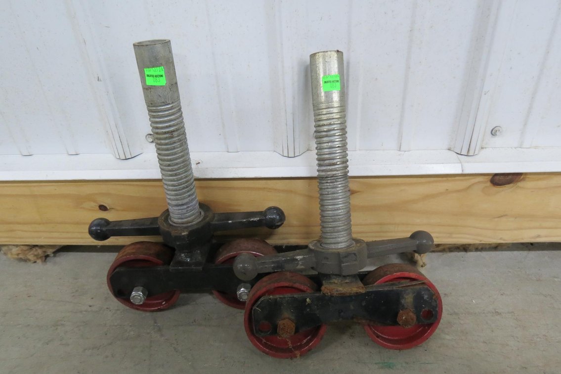 Pair of Pipe Stand Rollers