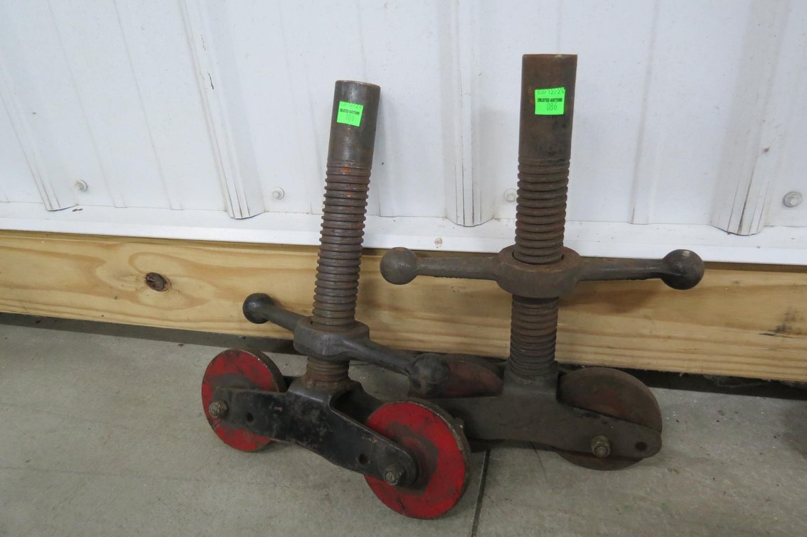 Pair of Pipe Stand Rollers