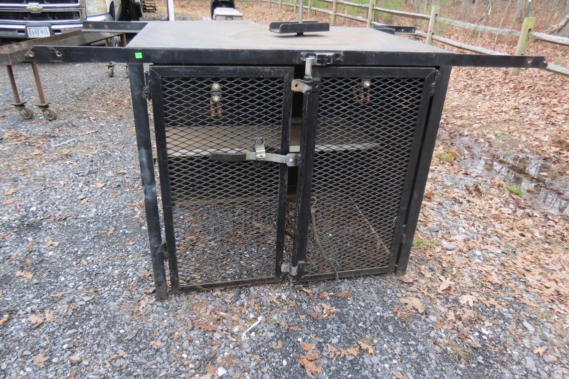 Work Truck Metal Cage Box