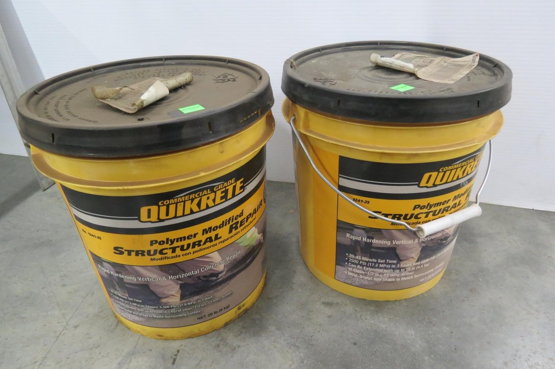 2 Buckets of Quikrete Structural Repair