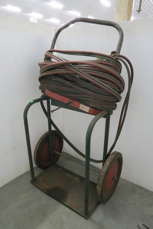 Tank Cart With Cutting Torch, Gauges and Hose