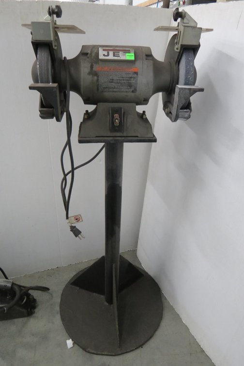 Jet Bench Grinder On Metal Stand