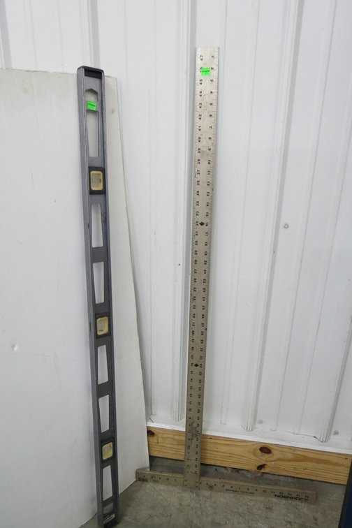 Johnson T-Square and 4 Ft Level