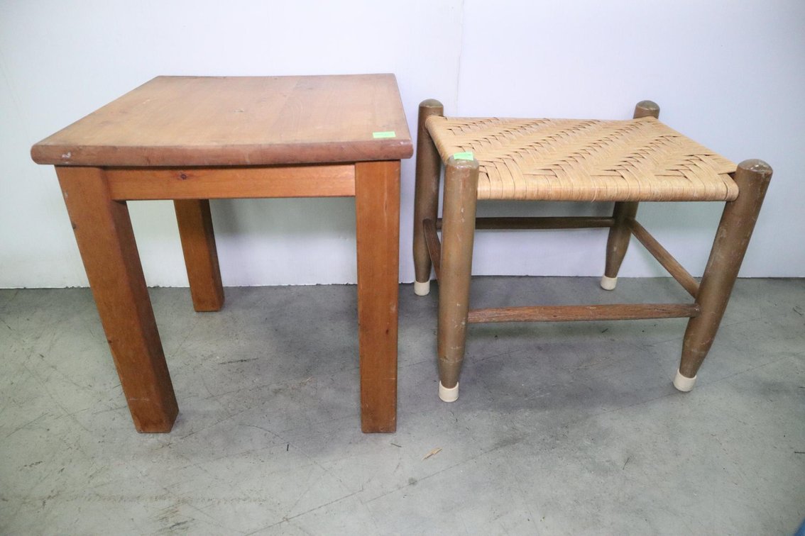 Small Table and Stool