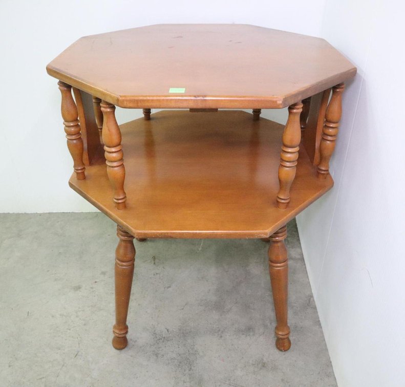 Octagon End Table