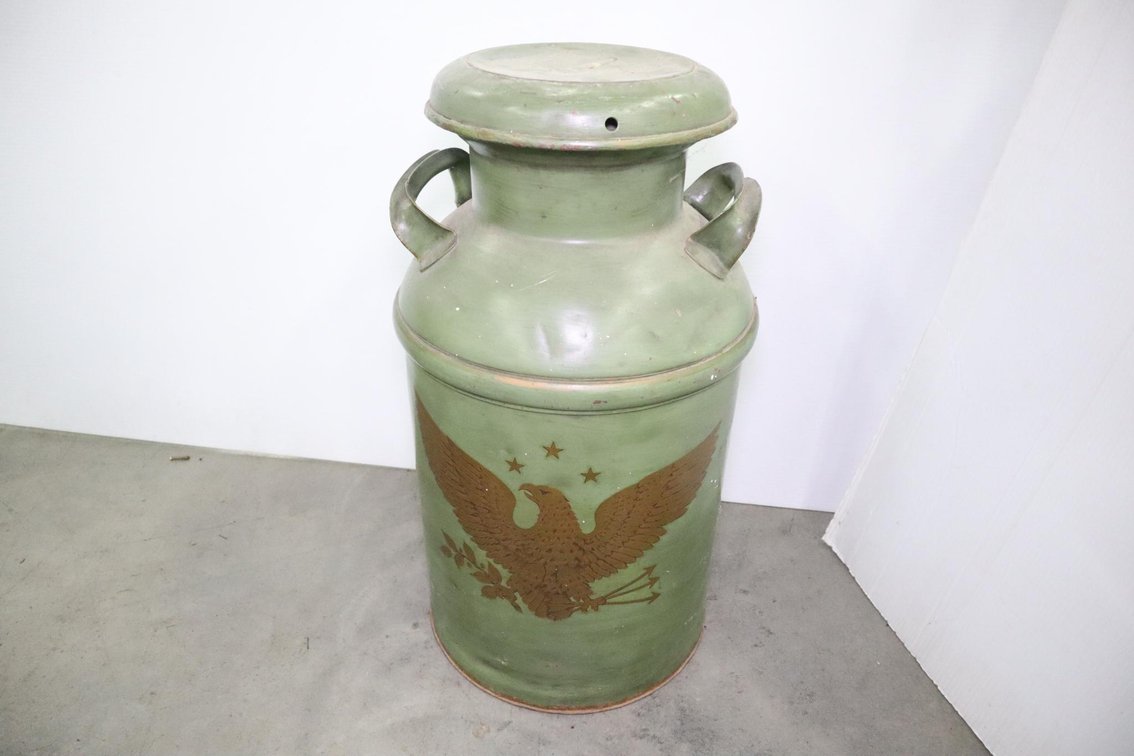 Painted Milk Can