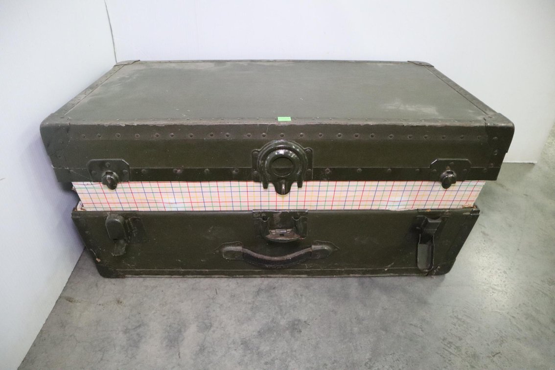 Vintage Military Trunk