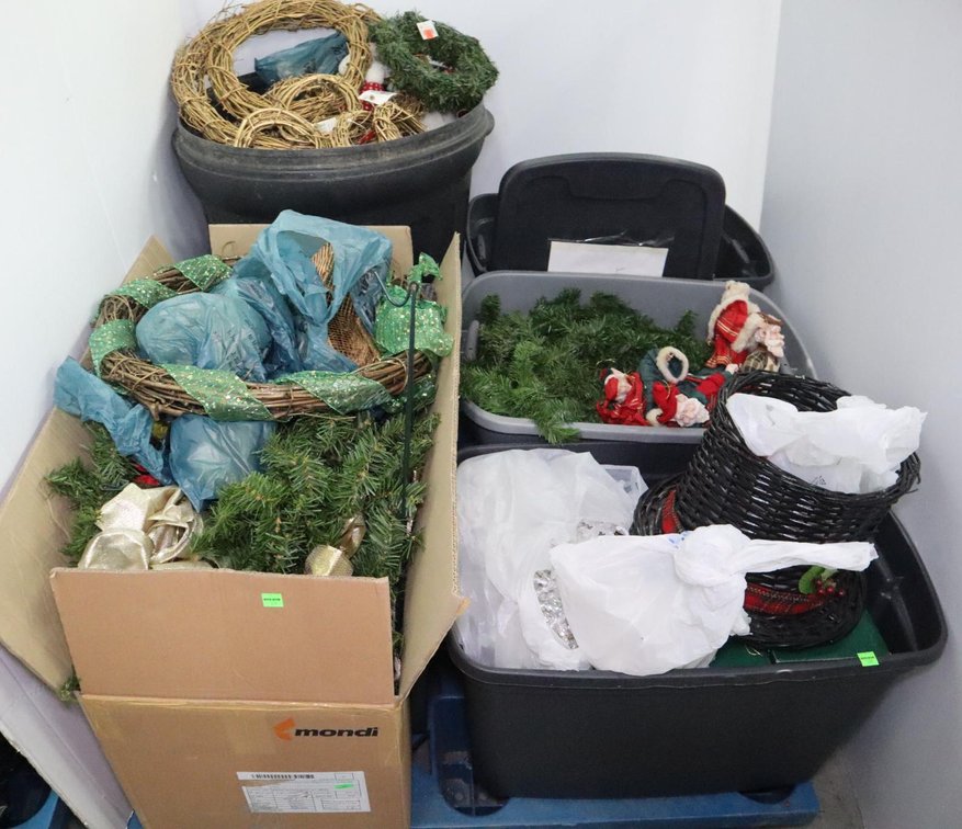 Large Group of Christmas Decorations