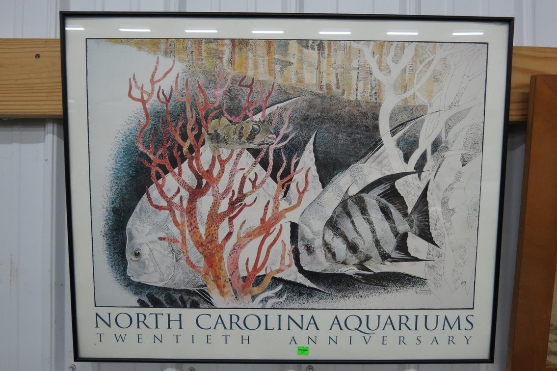 North Carolina Aquariums Framed Print