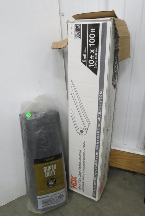 2 Rolls of Plastic